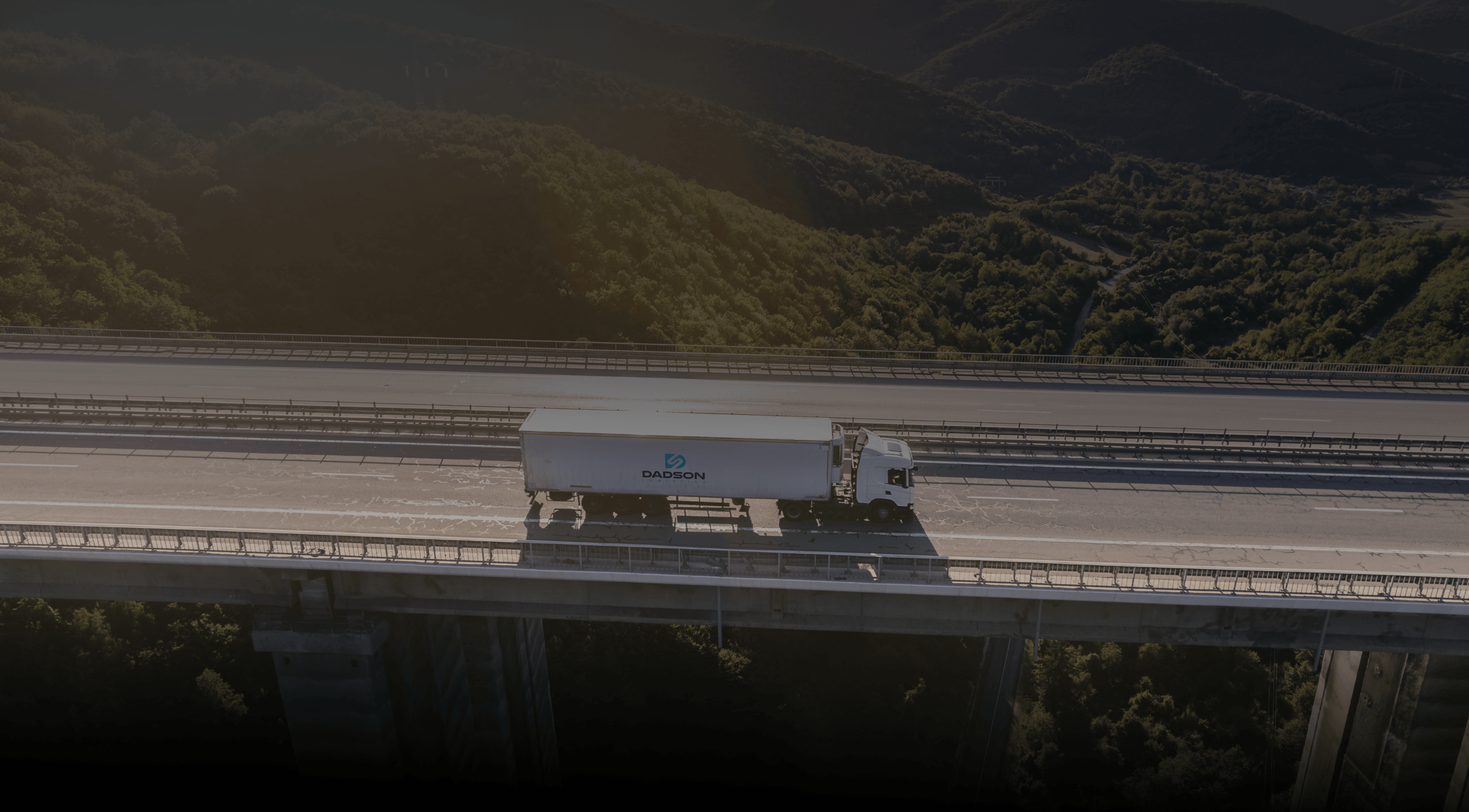 Dadson Logistics truck on highway